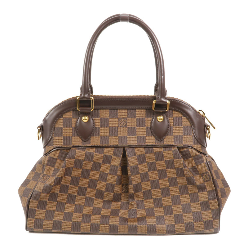 LOUIS VUITTON Damier Trevi手挽肩背兩用袋-1