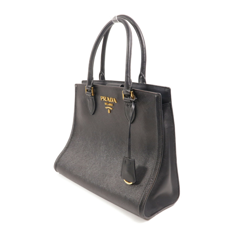 PRADA 牛皮皮革2 Way Shoulder手挽肩背兩用袋-2