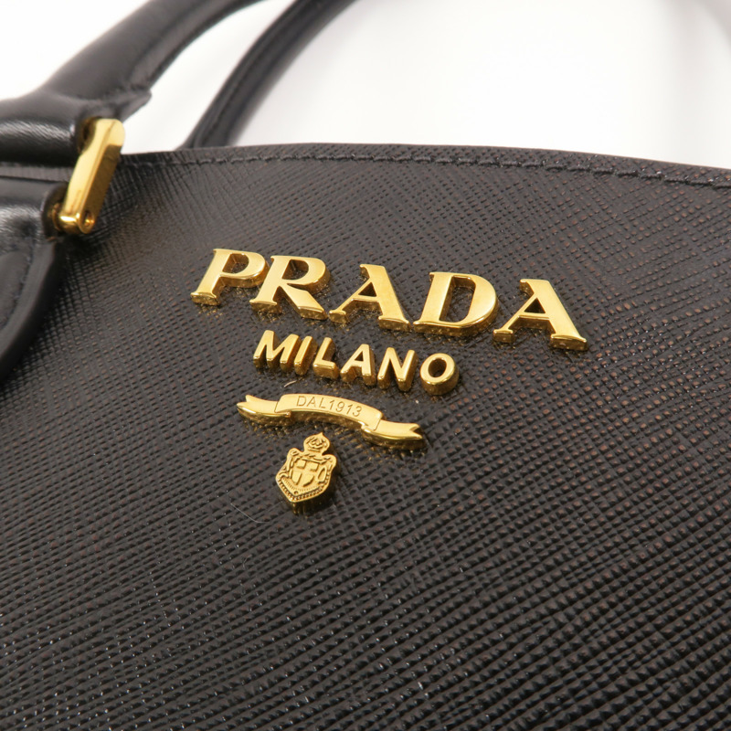 PRADA 牛皮皮革2 Way Shoulder手挽肩背兩用袋-8