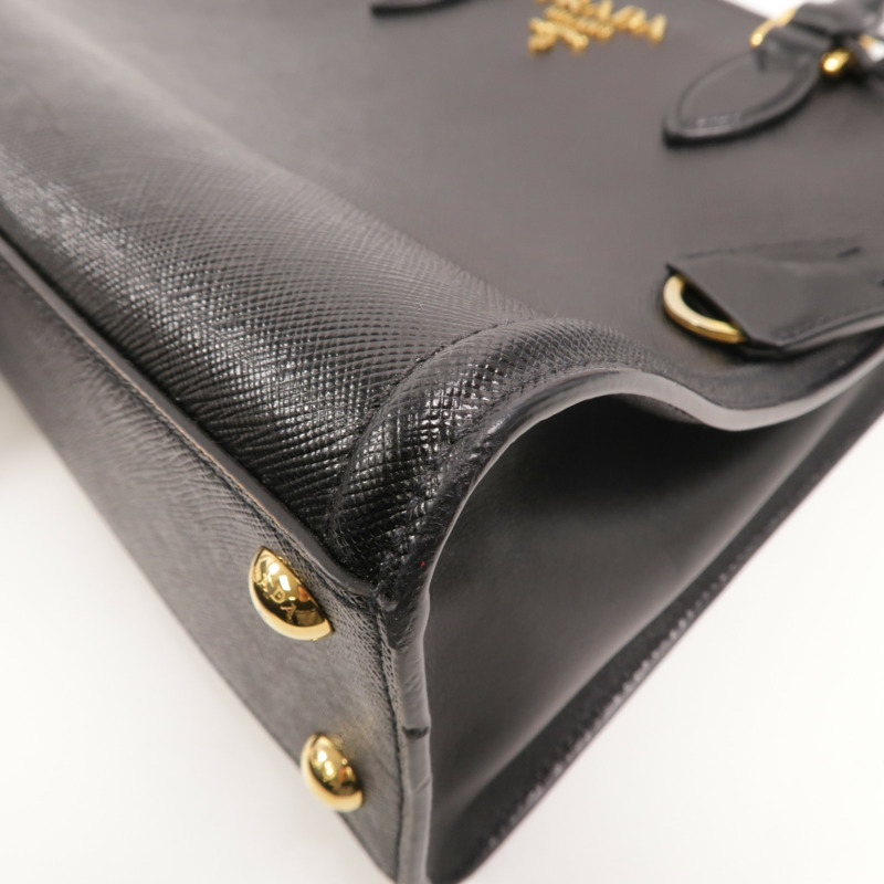 PRADA 牛皮皮革2 Way Shoulder手挽肩背兩用袋-10