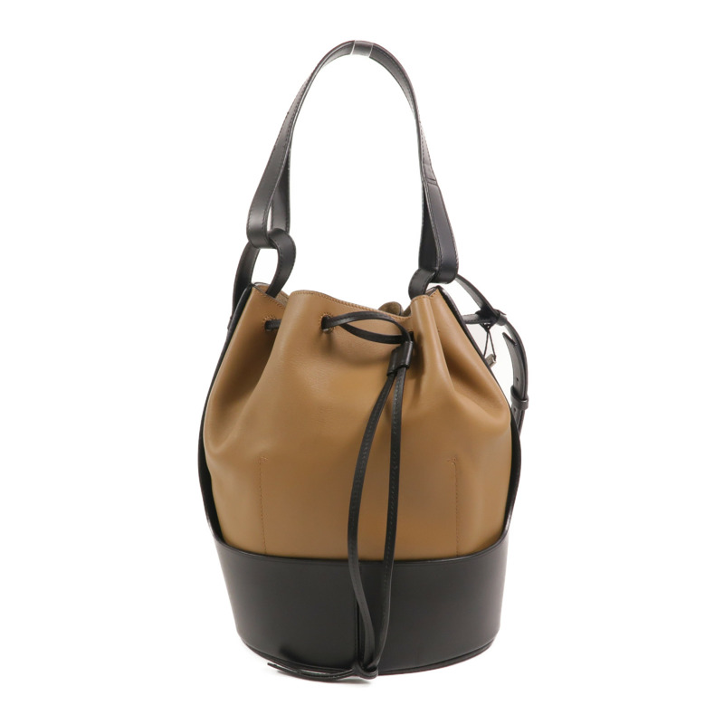 LOEWE 牛皮皮革Balloon Bucket Medium手挽肩背兩用袋-1
