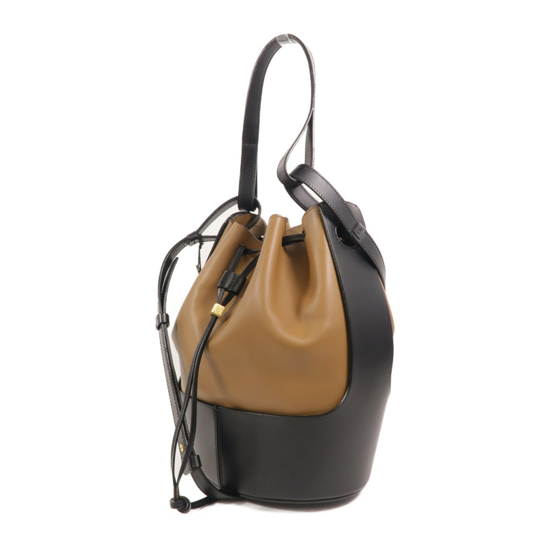 LOEWE 牛皮皮革Balloon Bucket Medium手挽肩背兩用袋-2