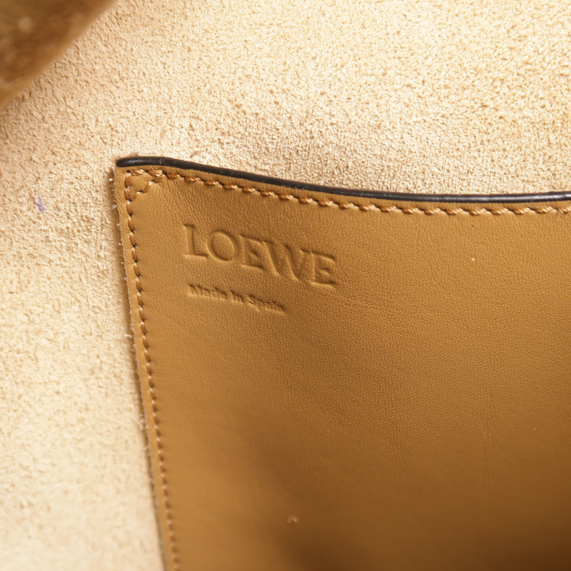 LOEWE 牛皮皮革Balloon Bucket Medium手挽肩背兩用袋-5