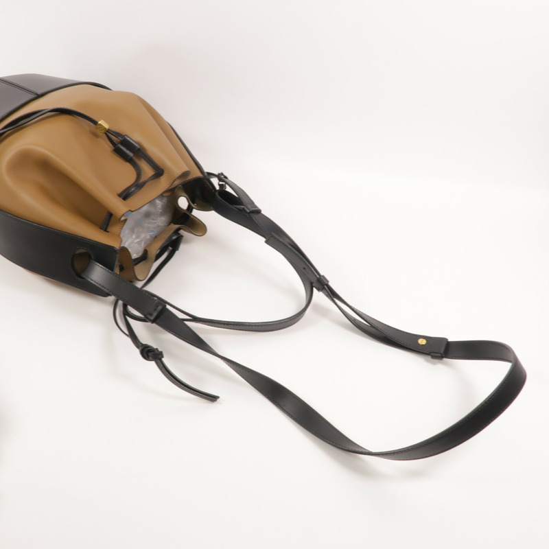 LOEWE 牛皮皮革Balloon Bucket Medium手挽肩背兩用袋-7