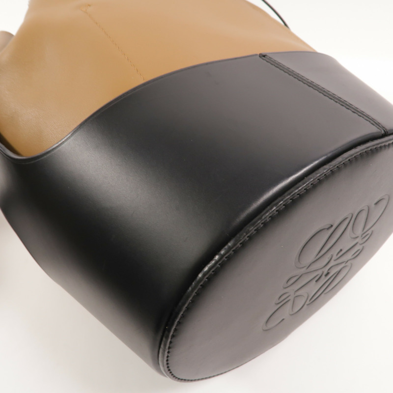 LOEWE 牛皮皮革Balloon Bucket Medium手挽肩背兩用袋-9