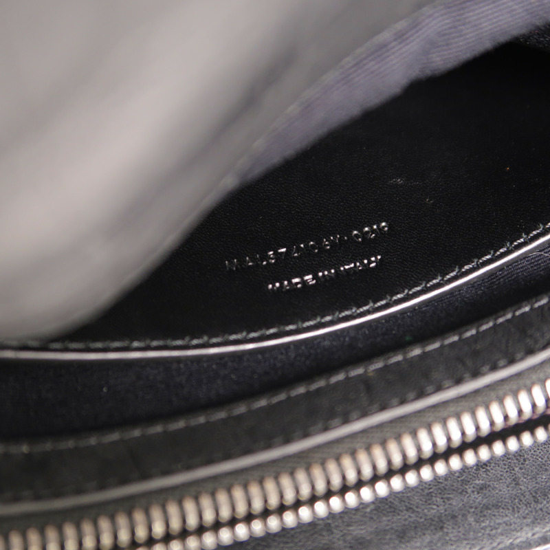 SAINT LAURENT 牛皮皮革West Hollywood鏈帶肩背袋-6