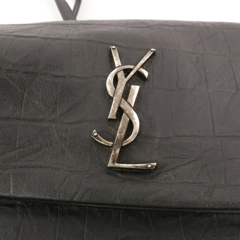 SAINT LAURENT 牛皮皮革West Hollywood鏈帶肩背袋-8