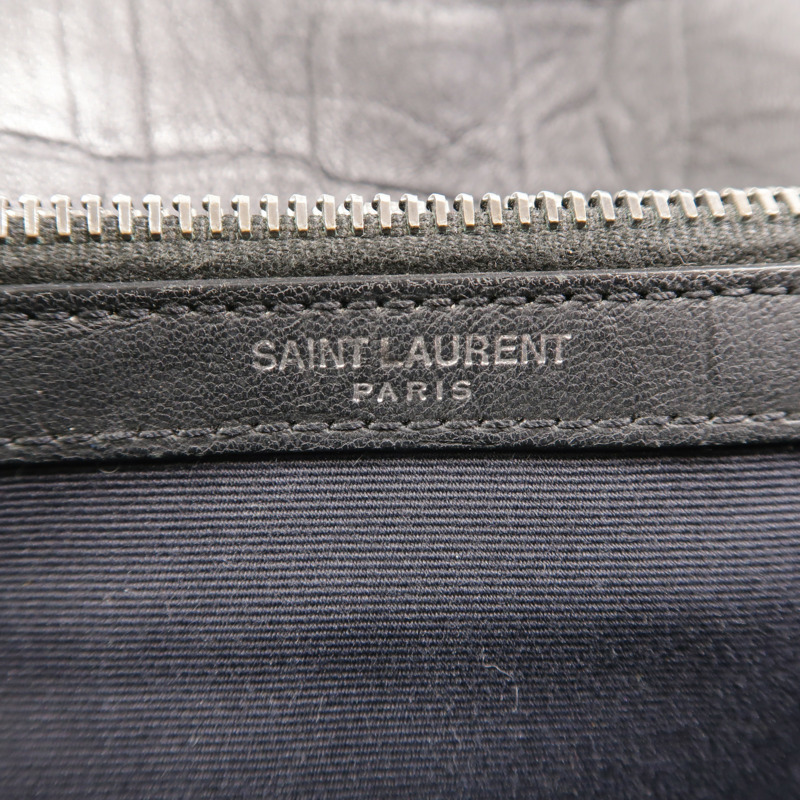 SAINT LAURENT 牛皮皮革West Hollywood鏈帶肩背袋-9
