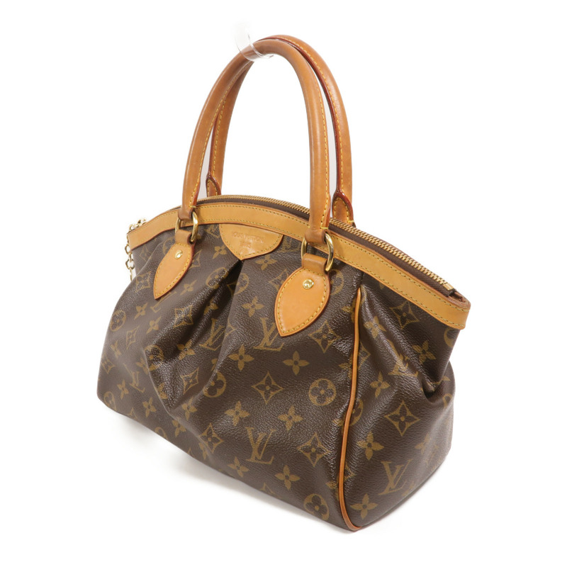 LOUIS VUITTON Monogram Tivoli PM手挽袋棕色-2