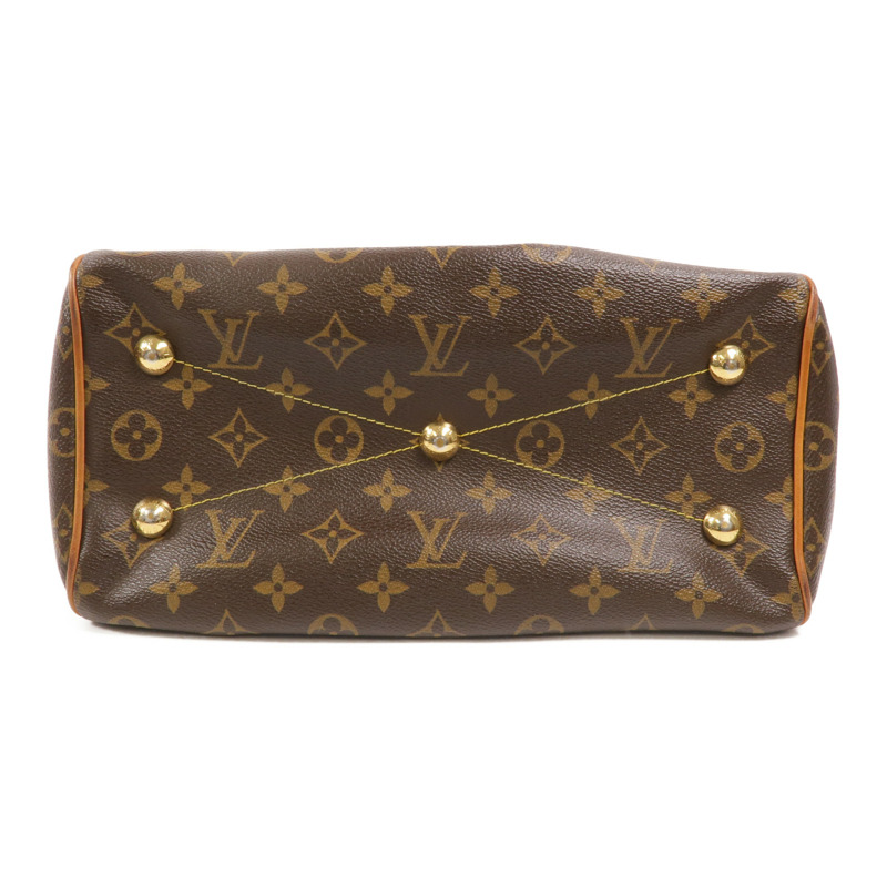 LOUIS VUITTON Monogram Tivoli PM手挽袋棕色-3