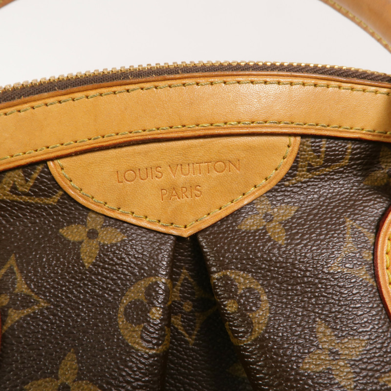 LOUIS VUITTON Monogram Tivoli PM手挽袋棕色-8