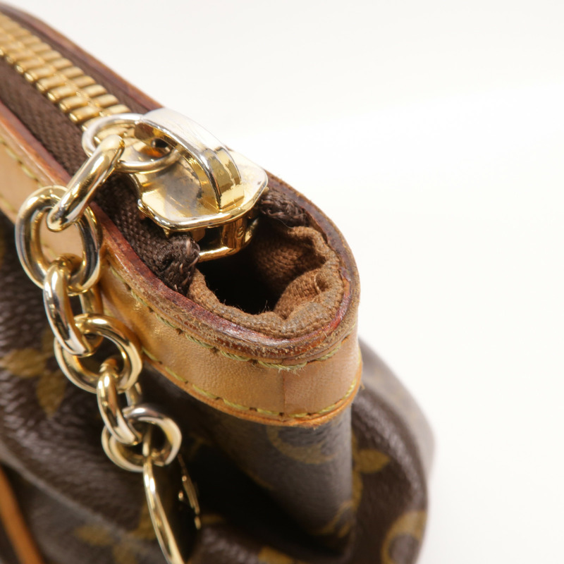 LOUIS VUITTON Monogram Tivoli PM手挽袋棕色-14