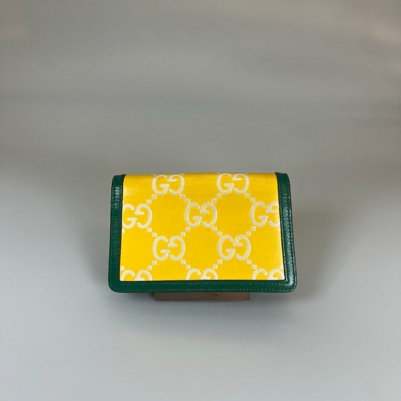 GUCCI 476432  綠拚色酒神包 MINI-1