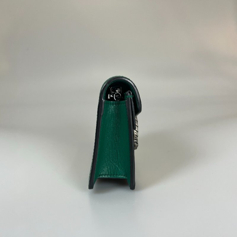 GUCCI 476432  綠拚色酒神包 MINI-2