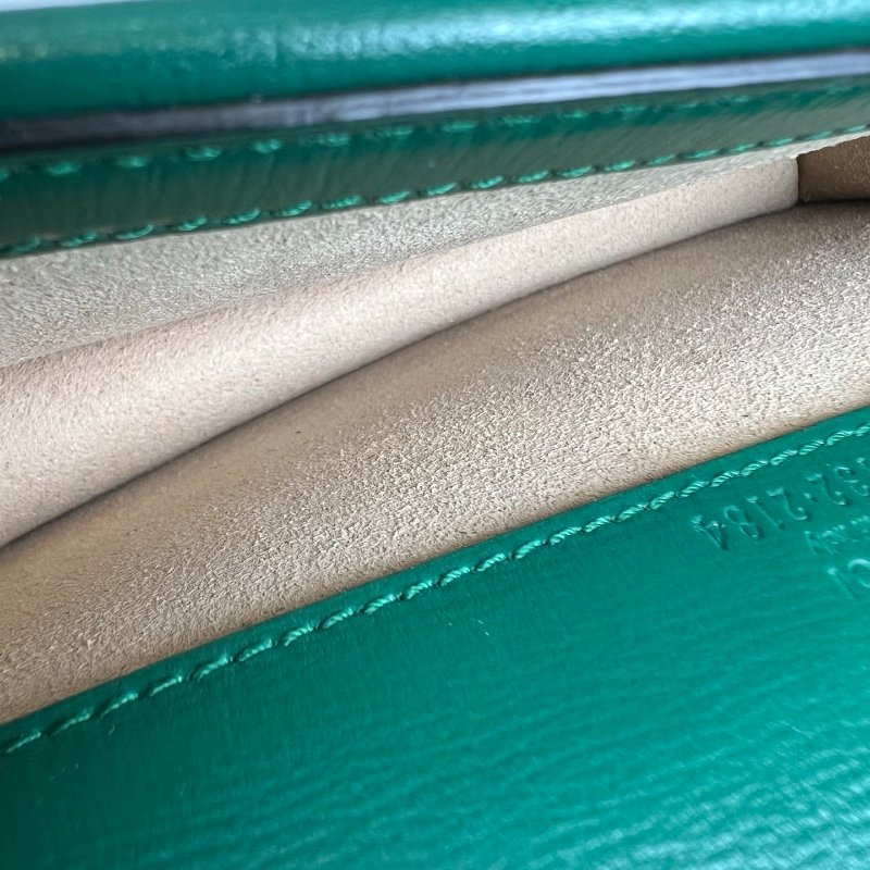 GUCCI 476432  綠拚色酒神包 MINI-7