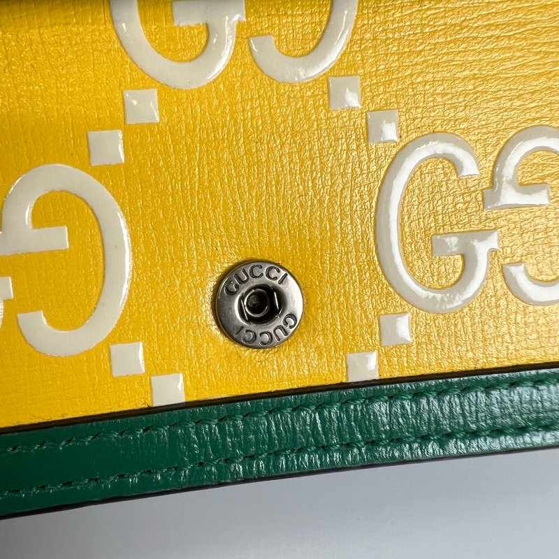 GUCCI 476432  綠拚色酒神包 MINI-9