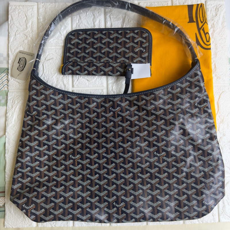 全新正品Goyard Boheme Hoho Navy海軍藍單肩包-2
