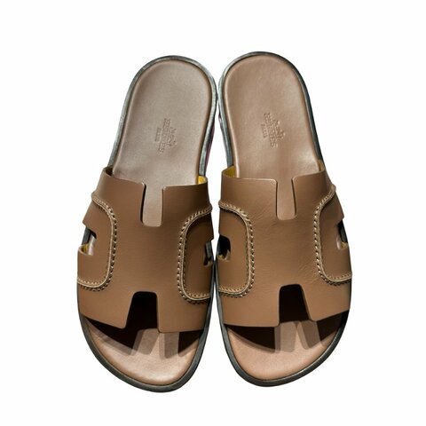 HERMÈS Izmir sandal men’s Shoes Brown