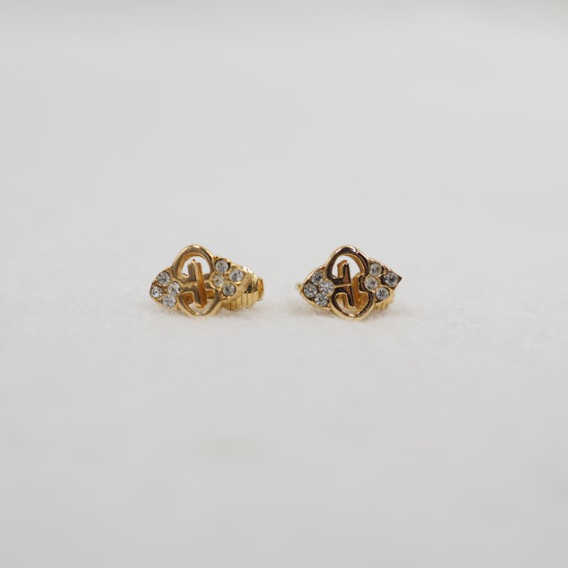 Givenchy 雙G閃石耳夾-0