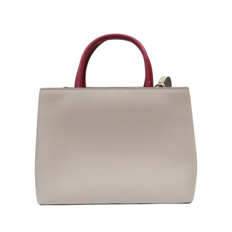 灰色 牛皮 Petite 2Jours 怪獸款 两用包【FENDI 芬迪】 8BH253-1