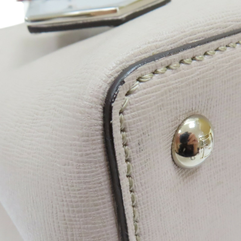 灰色 牛皮 Petite 2Jours 怪獸款 两用包【FENDI 芬迪】 8BH253-12