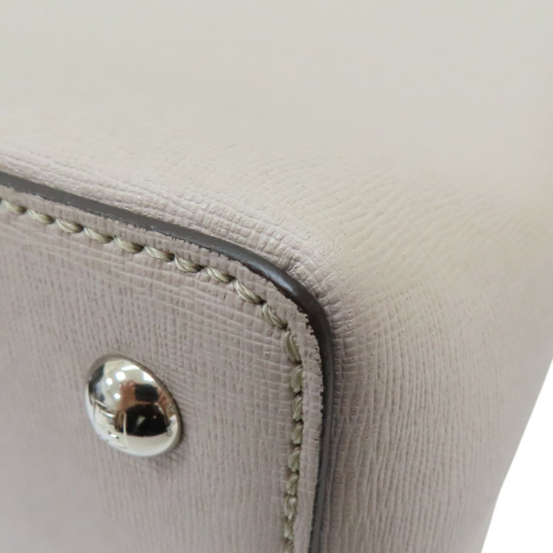 灰色 牛皮 Petite 2Jours 怪獸款 两用包【FENDI 芬迪】 8BH253-13