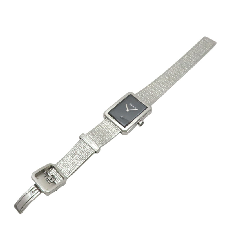 黑色錶盤 不鏽鋼 Boy-Friend 腕錶【CHANEL 香奈兒】 H4878-5