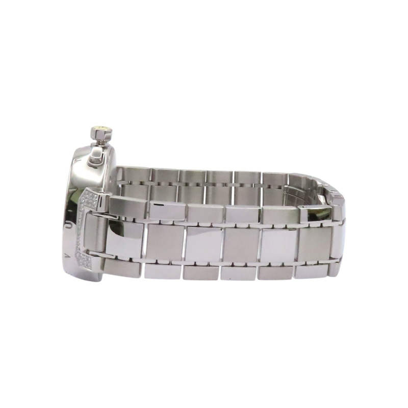 母貝錶盤 不鏽鋼 膠帶 Tambour Lovely Cup 腕錶【LOUIS VUITTON LV 路易威登】 Q132H-6