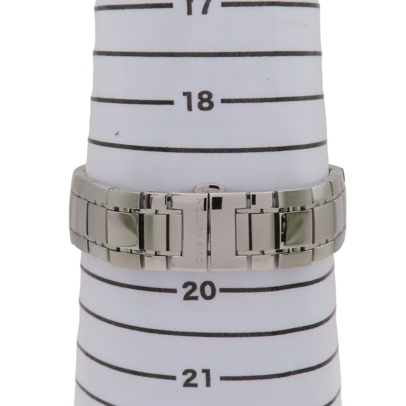 母貝錶盤 不鏽鋼 膠帶 Tambour Lovely Cup 腕錶【LOUIS VUITTON LV 路易威登】 Q132H-8