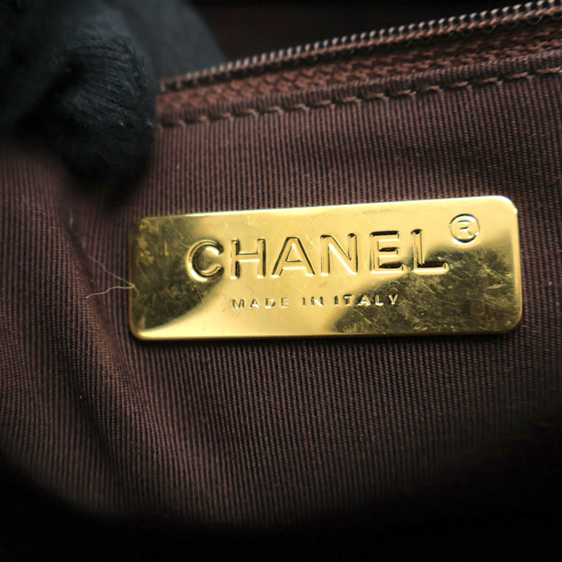 棕色 羊皮 19 口蓋 鍊帶 兩用包【CHANEL 香奈兒】 AS1160-4