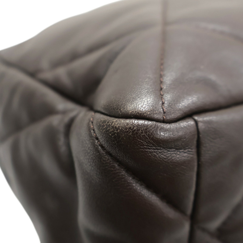 棕色 羊皮 19 口蓋 鍊帶 兩用包【CHANEL 香奈兒】 AS1160-8