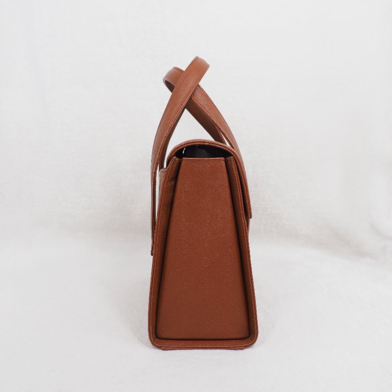 GIVENCHY 金圈手提包 焦糖色-3