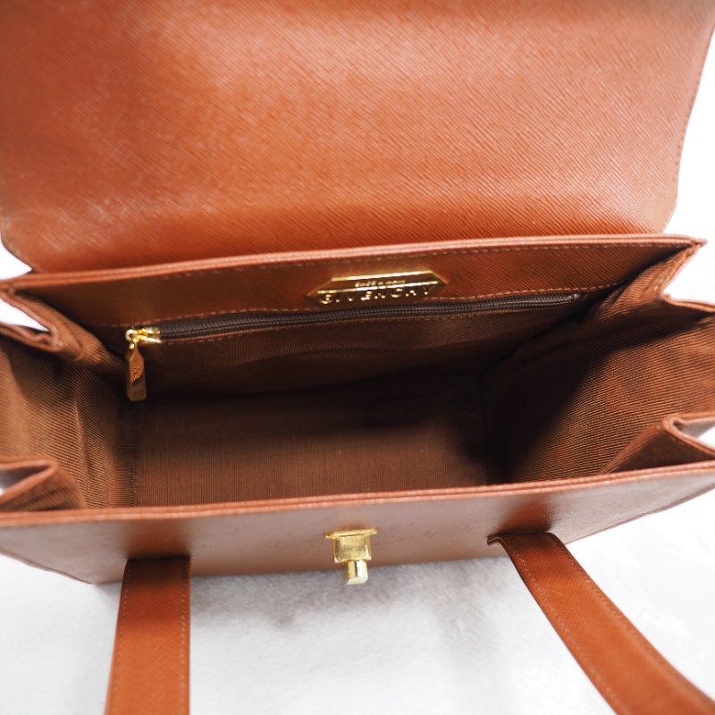 GIVENCHY 金圈手提包 焦糖色-10