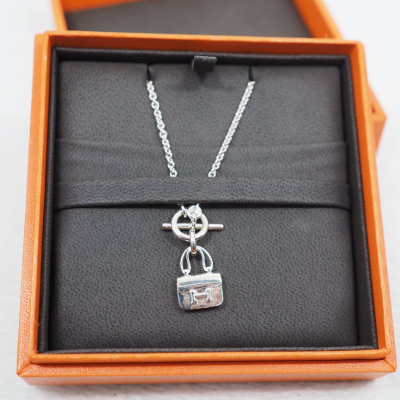 Hermes 925銀constance 項鏈-0