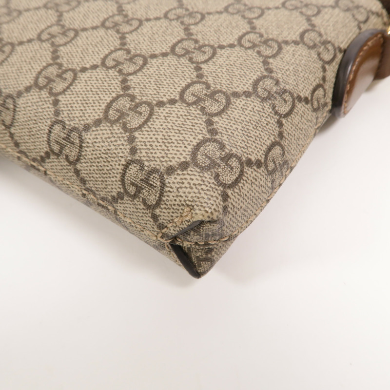 GUCCI 塗層帆布Interlocking G Messenger手挽肩背兩用袋-11