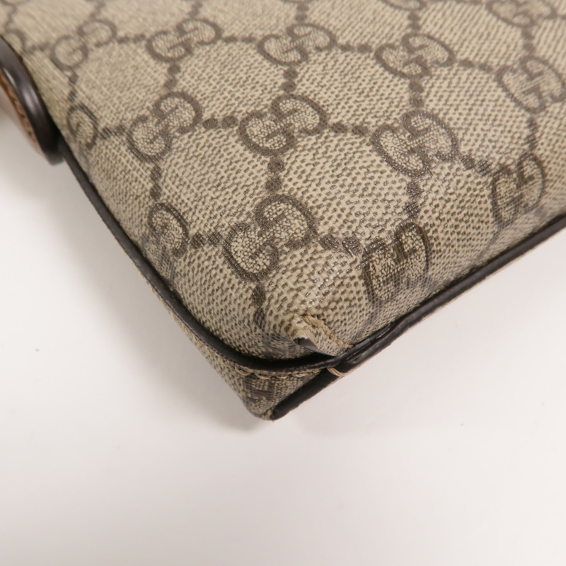 GUCCI 塗層帆布Interlocking G Messenger手挽肩背兩用袋-14