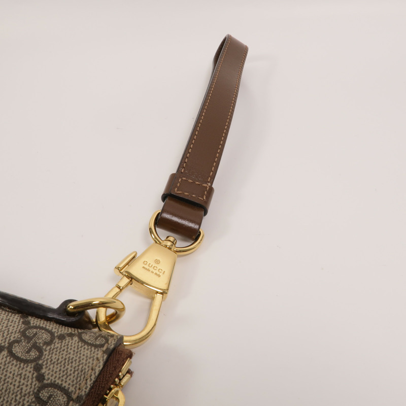 GUCCI 塗層帆布Interlocking G Messenger手挽肩背兩用袋-15