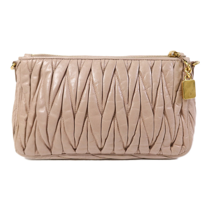 Miu Miu 牛皮皮革Shoulder Bag肩背袋-1