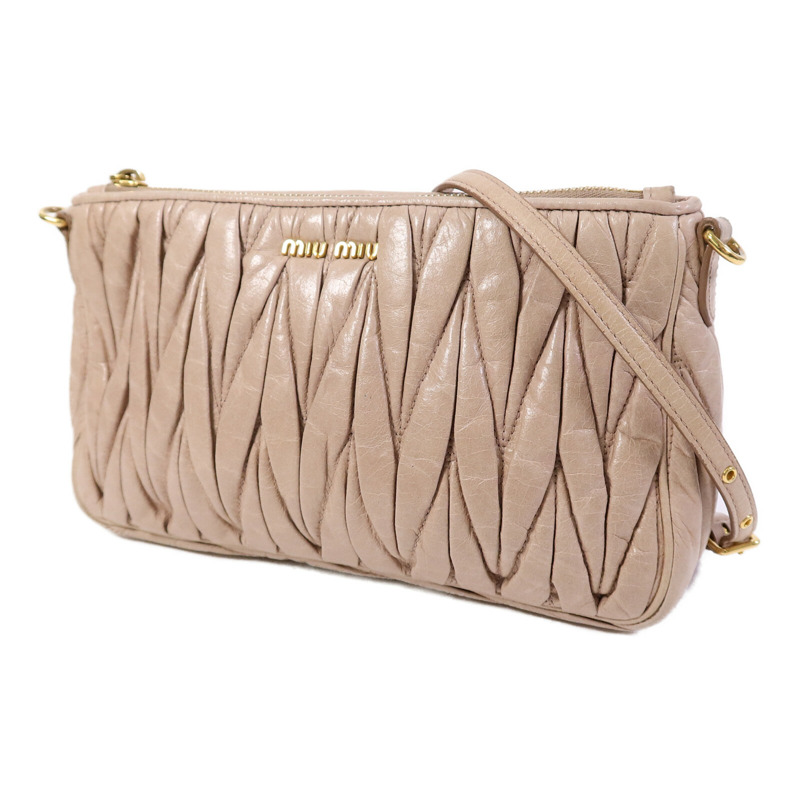 Miu Miu 牛皮皮革Shoulder Bag肩背袋-2