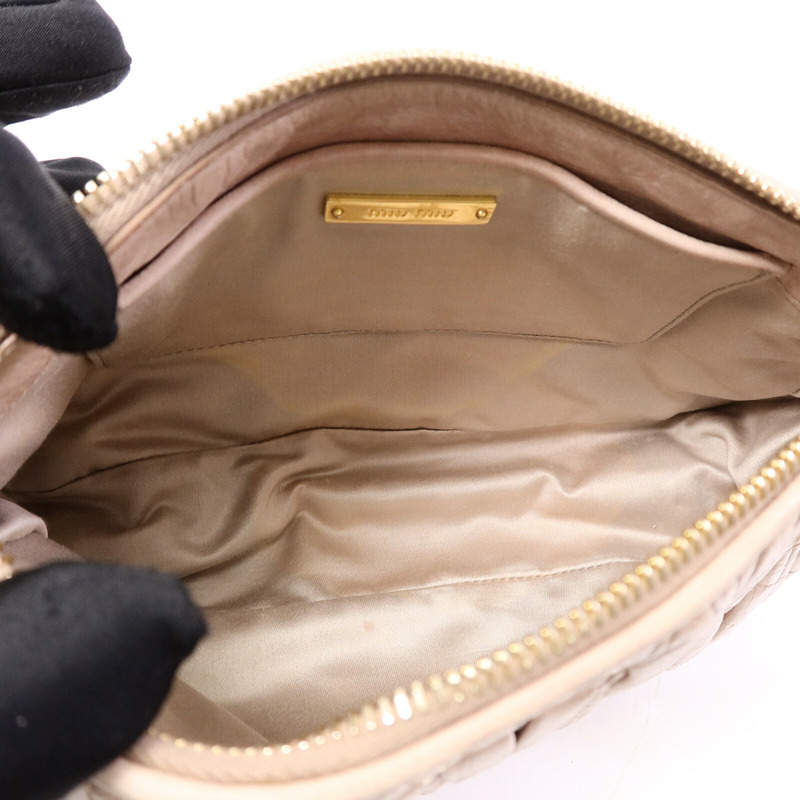 Miu Miu 牛皮皮革Shoulder Bag肩背袋-4