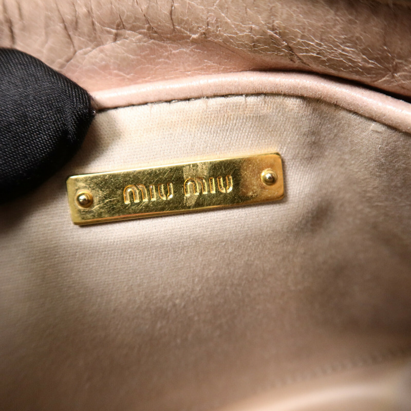 Miu Miu 牛皮皮革Shoulder Bag肩背袋-5