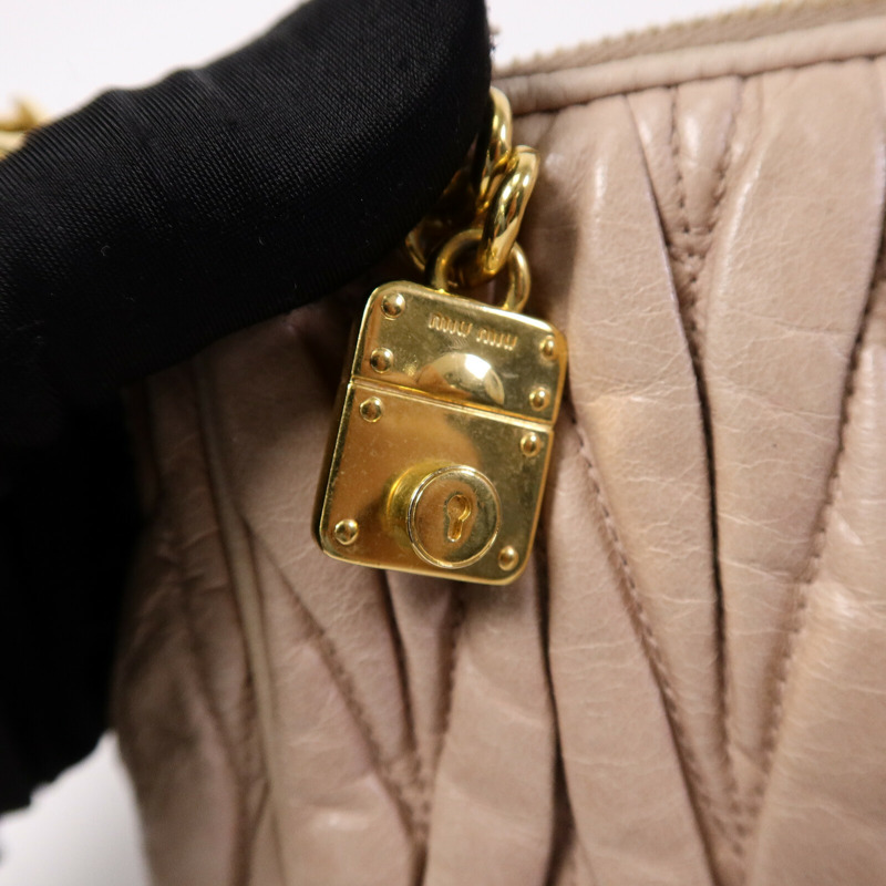 Miu Miu 牛皮皮革Shoulder Bag肩背袋-6