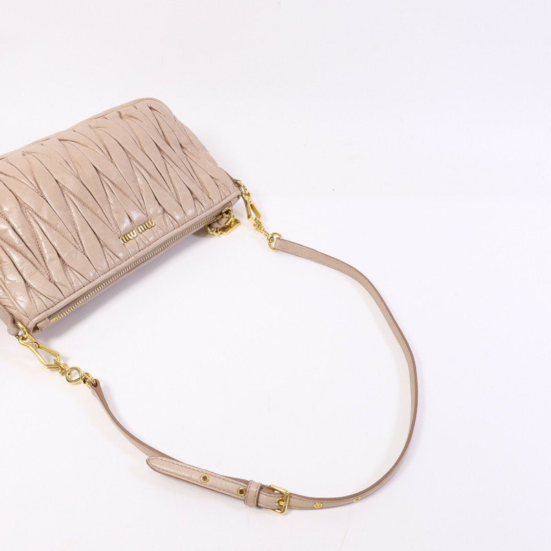 Miu Miu 牛皮皮革Shoulder Bag肩背袋-8