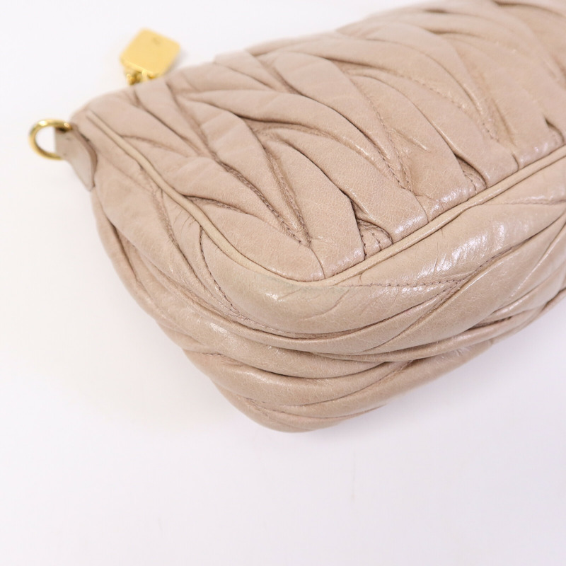 Miu Miu 牛皮皮革Shoulder Bag肩背袋-10