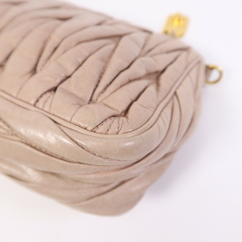 Miu Miu 牛皮皮革Shoulder Bag肩背袋-11