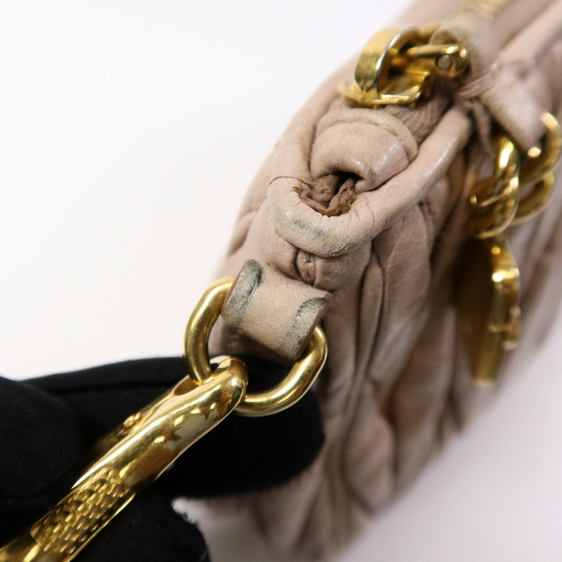 Miu Miu 牛皮皮革Shoulder Bag肩背袋-19