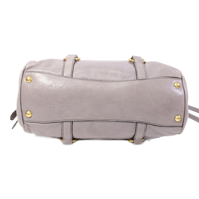 Miu Miu 牛皮皮革2 Way Bag手挽肩背兩用袋-3