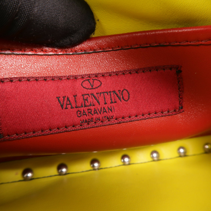 Valentino 羊皮皮革Rockstud Spike手挽肩背兩用袋-5