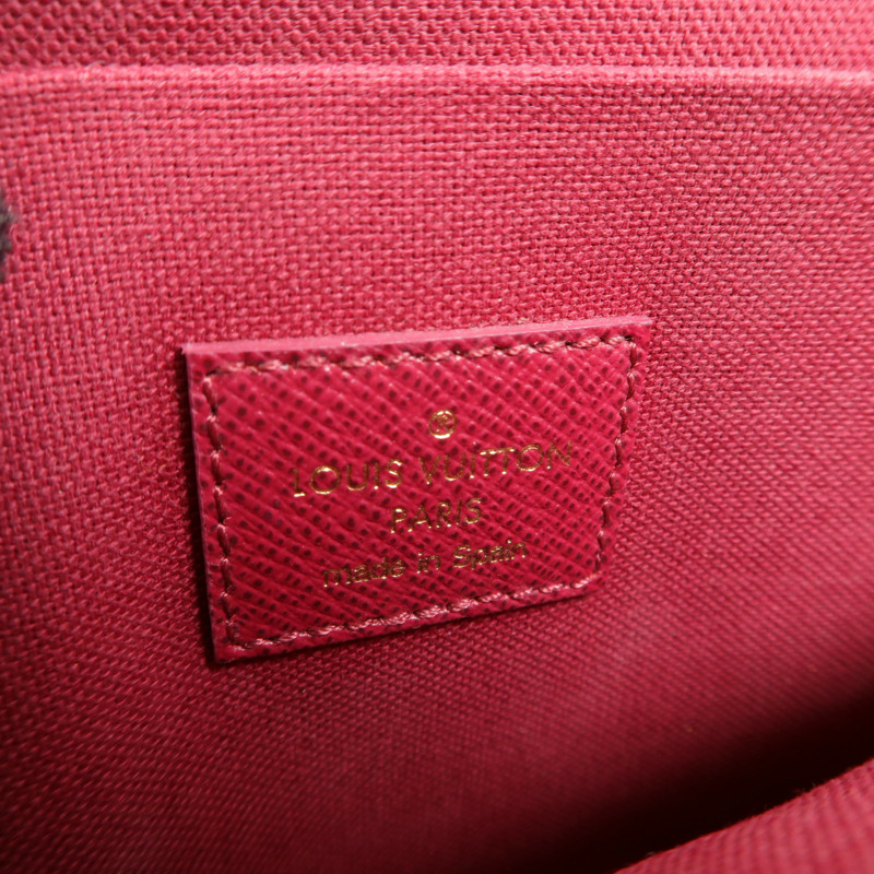 LOUIS VUITTON Monogram Pochette Felicie鏈帶肩背袋-5