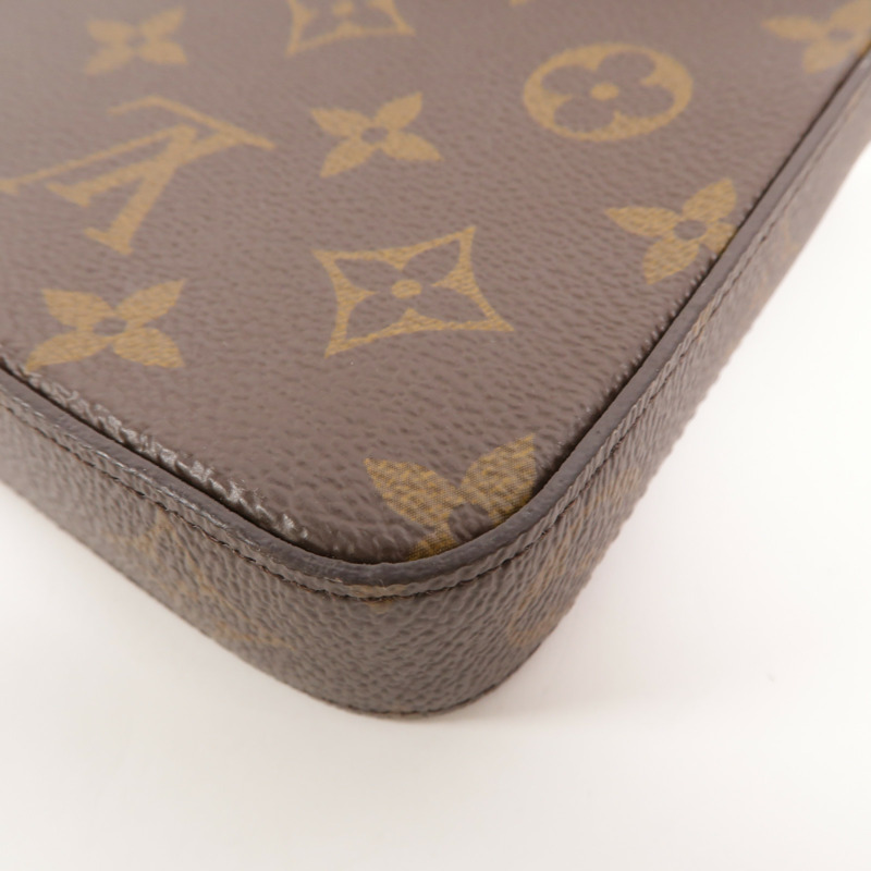 LOUIS VUITTON Monogram Pochette Felicie鏈帶肩背袋-12